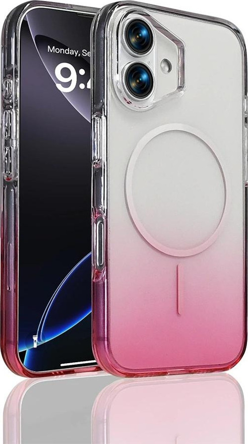 Apple İphone 16 Kılıf M-Safe Şarj Özellikli Zore Septik Silikon Kapak