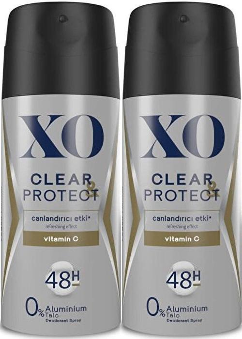 Deodorant 150ML Men-Erkek Clear & Protect (2 Li Set)