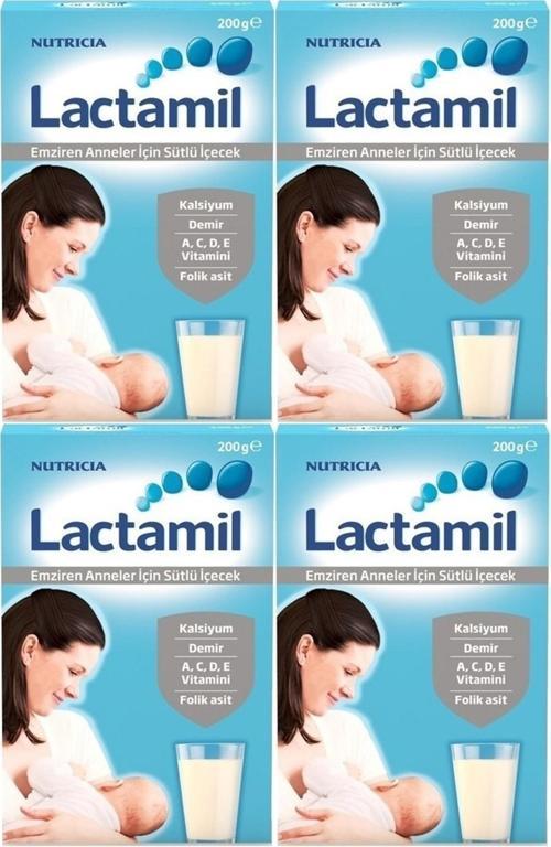 Nutrıcıa Lactamil 200GR (Emziren Anneler İçin Sütlü İçeçek) (4 Lü Set)