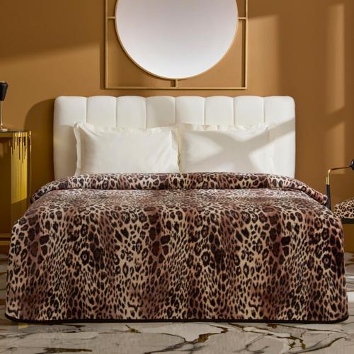 Savanna Çift Kişilik İspanyol Battaniye Kahverengi