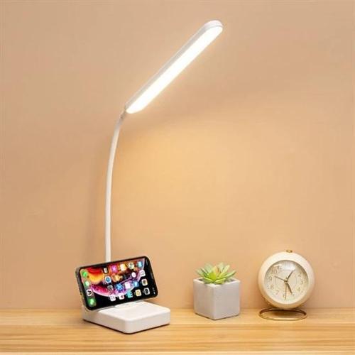İnce Uzun USBli Dokunmatik 3 Kademeli 360 Derece Özel Göz Korumalı led Lityum Masa Lambası (5365)