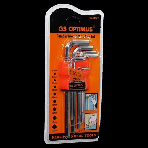 9 PARÇA  KROM UZUN - DÜZ ALYAN 180MM (5365)