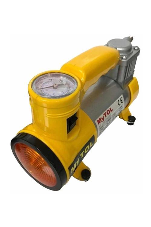 Metal Gövdeli ve Işıklı Mini Araç Hava Kompresörü (5365)