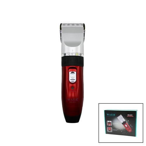 WAER WA-001 SAÇ SAKAL KESME TRAŞ MAKİNESİ ÇİFT BATARYAFİŞ ŞARJLIKESİM AYARLI BIÇAK=0.8--2.0MMR.KROM 