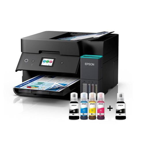 EcoTank L6390 Wi-Fi + Tarayıcı + Fotokopi + Faks Renkli Çok Fonksiyonlu Tanklı Mürekkep Püskürtmeli Yazıcı