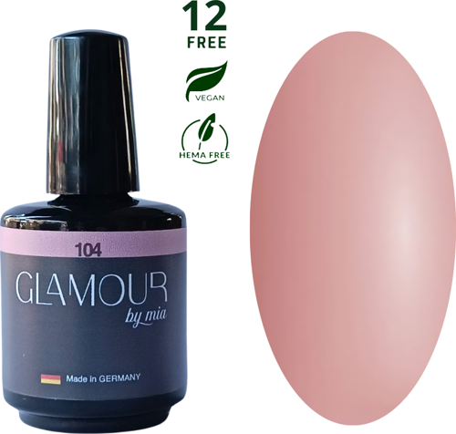 Glamour Pembe Kalıcı Oje 104 TPO FREE