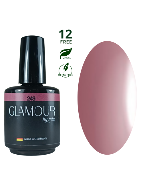 Glamour Pudra Pembesi Rengi Kalıcı Oje 249 TPO FREE