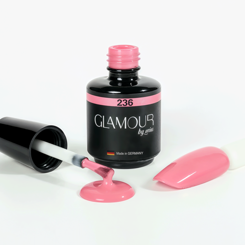 Glamour Pembe Kalıcı Oje 236 TPO FREE