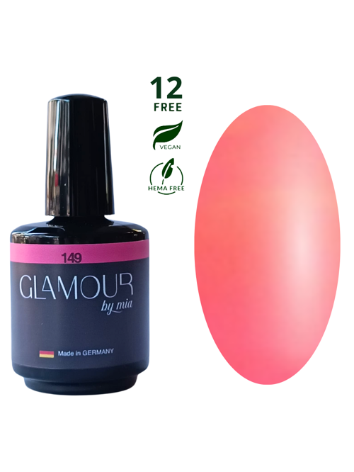 Glamour Simli Sedefli Pembe Kalıcı Oje 149 TPO FREE