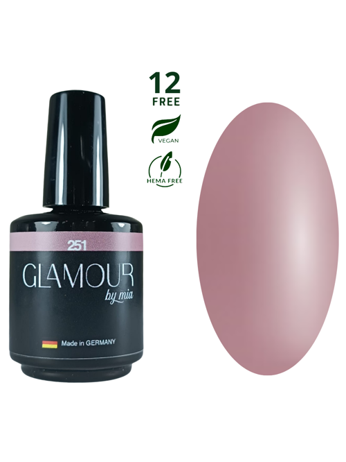 Glamour Pudra Rengi Kalıcı Oje 251 TPO FREE