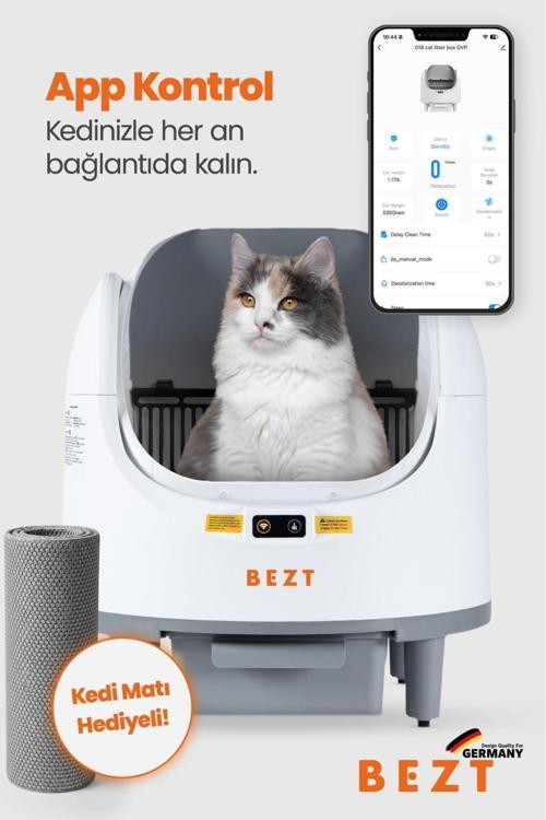 Pure Cat Otomatik Akıllı Kedi Tuvaleti