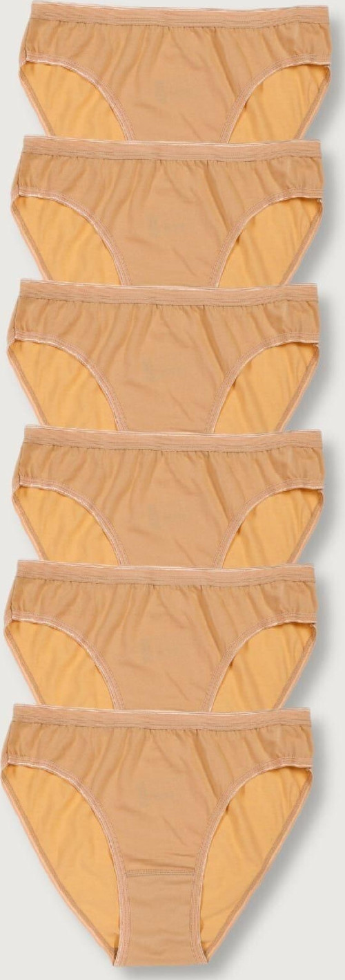 Kadın Ten 6'Lı Paket Bikini Külot Ten Xl