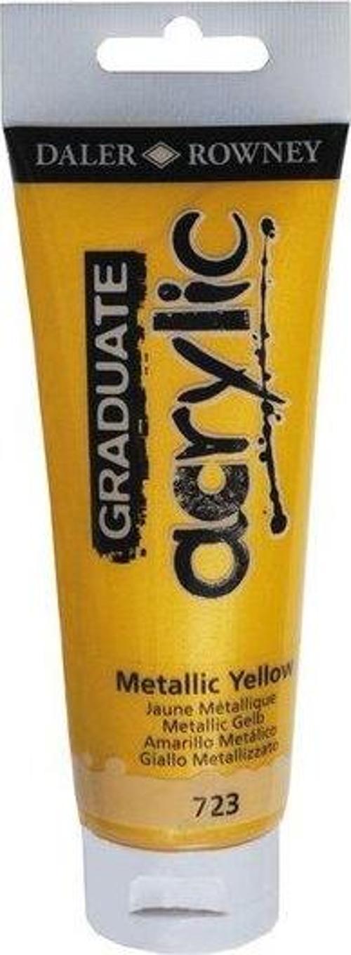 Akrilik Boya 120ML Metallic Yellow
