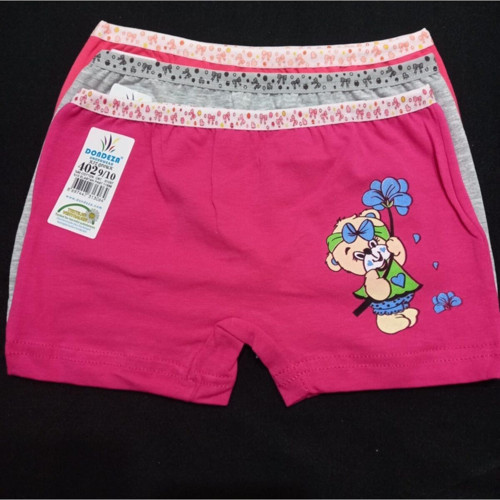 Kız Çocuk Boxer Çok Renkli 9-10 Yaş