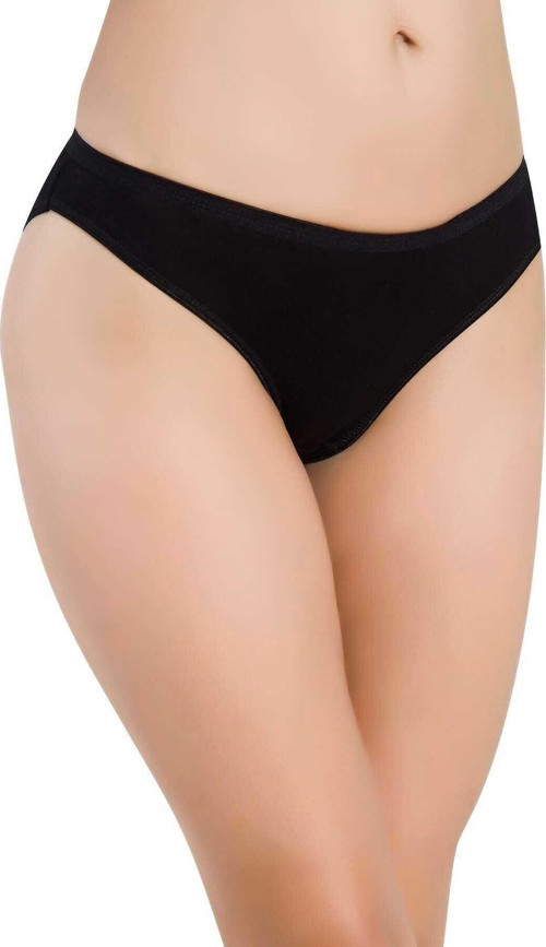 Kadın Bambu Bikini Külot 3'Lü Siyah Xl