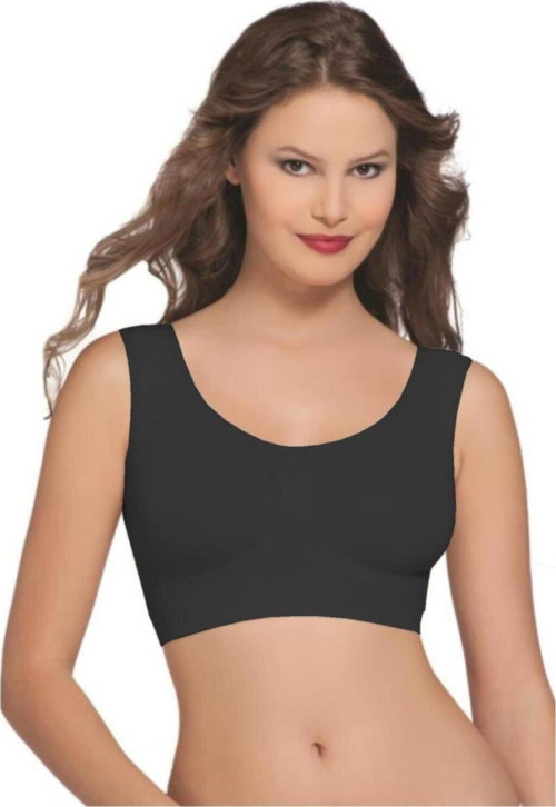 Layza Form Geniş Askılı Pedli Büstiyer Ten Xl