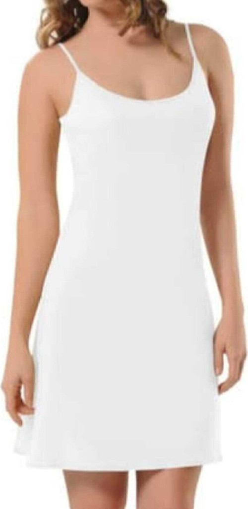 Kadın Beyaz 3851 Elbise Jipon Astar Beyaz 36