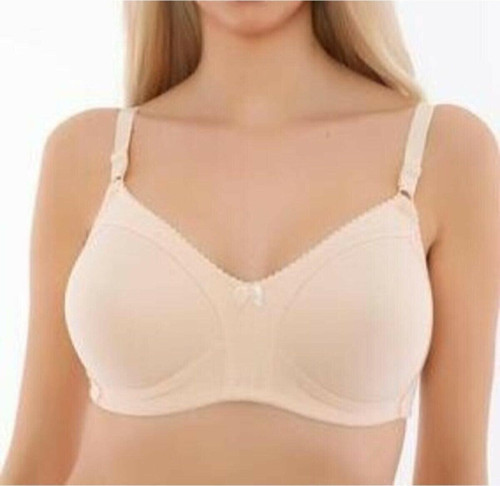 Kadın Ten Penye Zümra Penye Toparlayıcı Dikişsiz Sütyen Ten 95