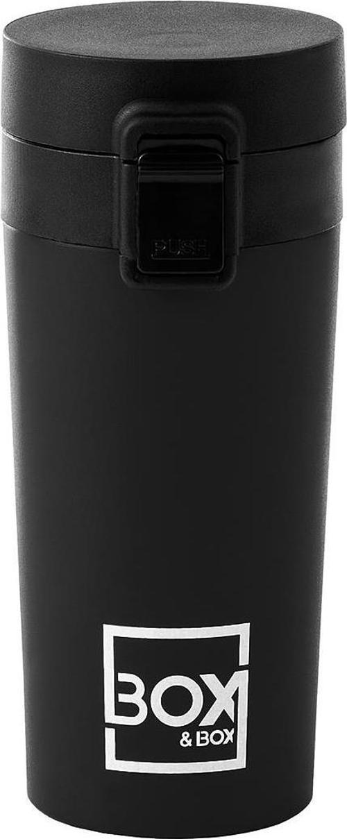 Paslanmaz Çelik Çift Katlı Mug Siyah 350 ml.