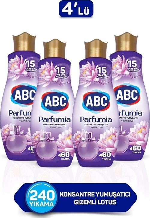 Parfumia Konsantre Çamaşır Yumuşatıcısı Gizemli Lotus 4 x 1440 ML