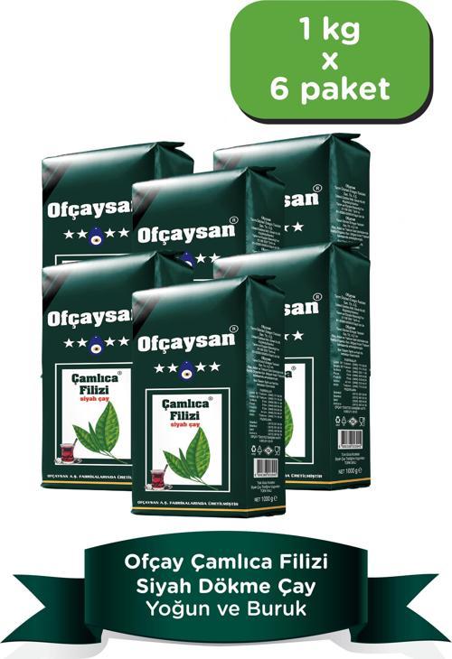 Çamlıca Filiz Siyah Dökme Çay 6 x 1 Kg