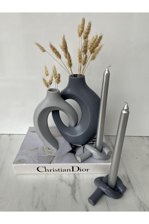 Sibel/Ela Tasarım Sarmaşik Sevgili Vazo Seti