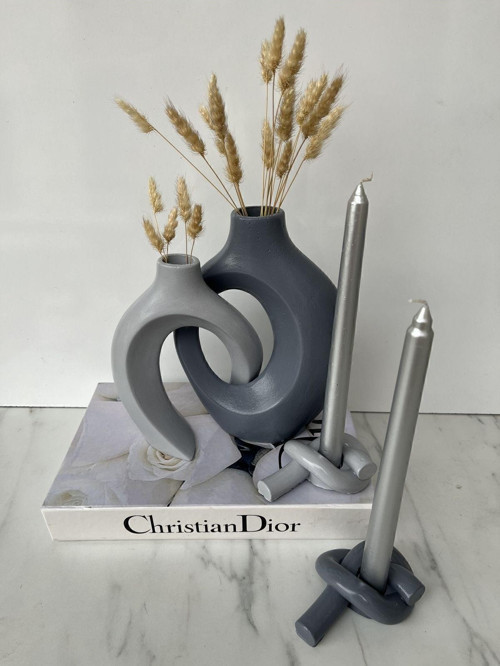 Sibel/Ela Tasarım Sarmaşik Sevgili Vazo Seti