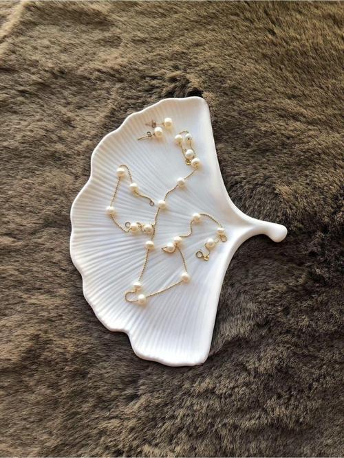 Istiridye Sunum Tepsisi Takı / Hediyelik Dekoratif Modern Tepsi