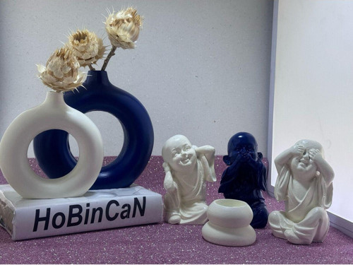 Bohem Halka Vazo Ve Görmedim Duymadım Bilmiyorum Mumluk Biblo