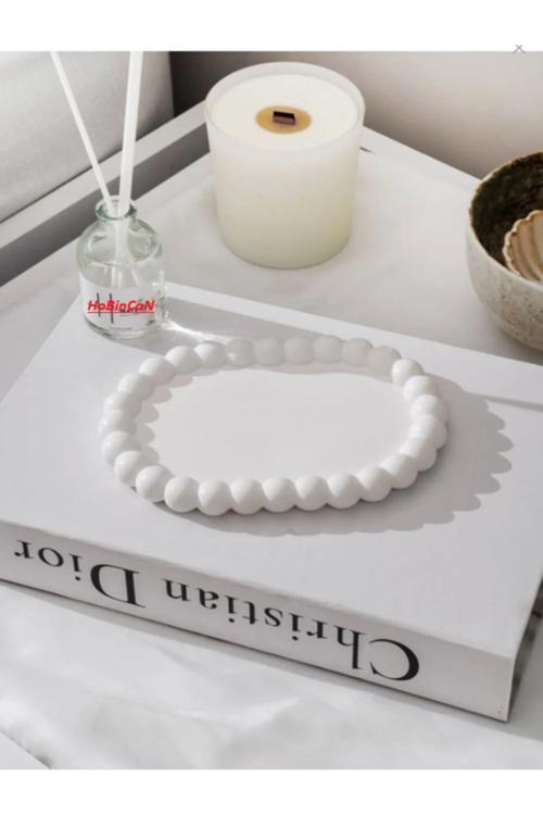 Oval Modern Bubble Boncuk Stant Takı Yüzük Kasesi