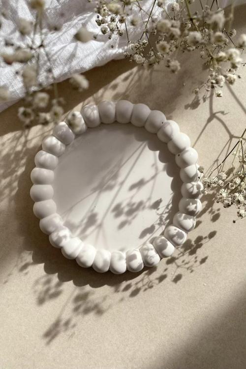 Bubble Dekoratif Tabak, Takı Tabağı, Bardak Atlığı