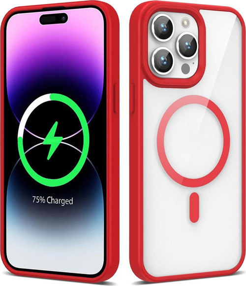 Apple iPhone 14 Pro Kılıf M-safe Wireless Şarj Özellikli Silikon Zore Ege Kapak