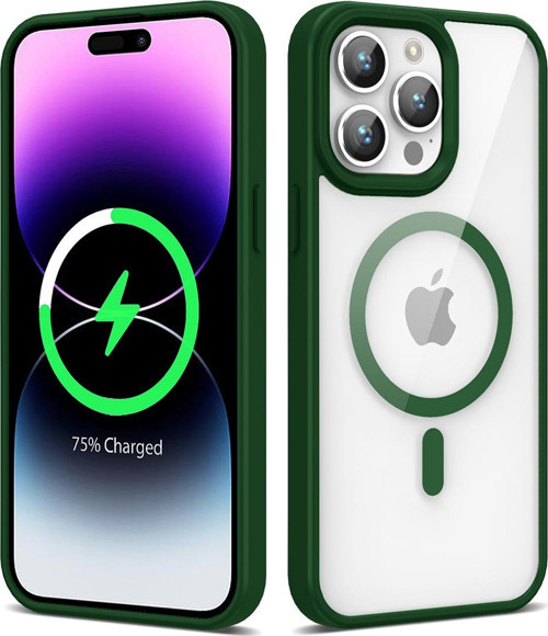 Apple iPhone 14 Pro Kılıf M-safe Wireless Şarj Özellikli Silikon Zore Ege Kapak