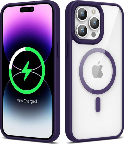 Apple iPhone 14 Pro Kılıf M-safe Wireless Şarj Özellikli Silikon Zore Ege Kapak