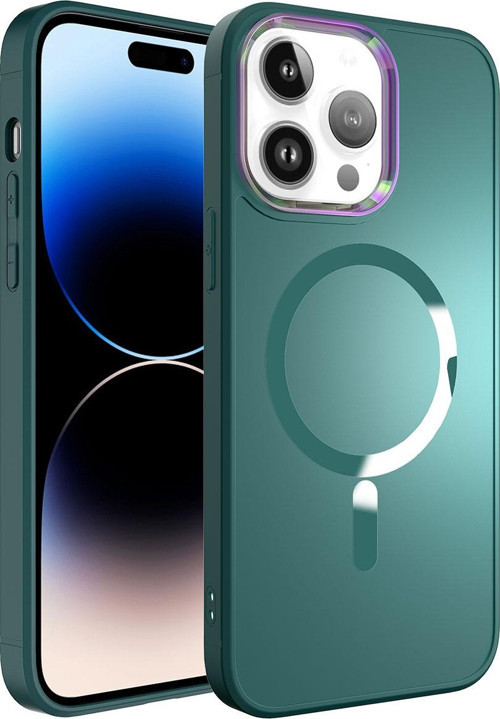 Apple iPhone 14 Pro Kılıf M-safe Wireless Şarj Özellikli Zore Stil Kapak