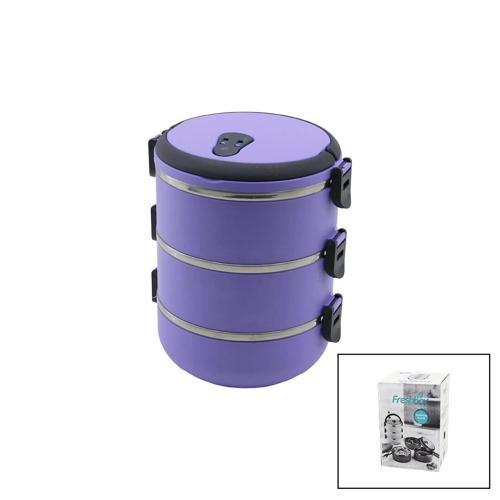 LİLA  3LÜ SEFER TASI SAKLAMA KABI 1.8LT (5365)