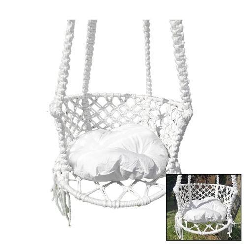 İPEK HAMAK DAVUL SALINCAK  MİNDERLİ   ÇAP:60CM   150KG.TAŞIMA KAPASİTESİ   1-ASMA HALATI - 1-ÇELİK D