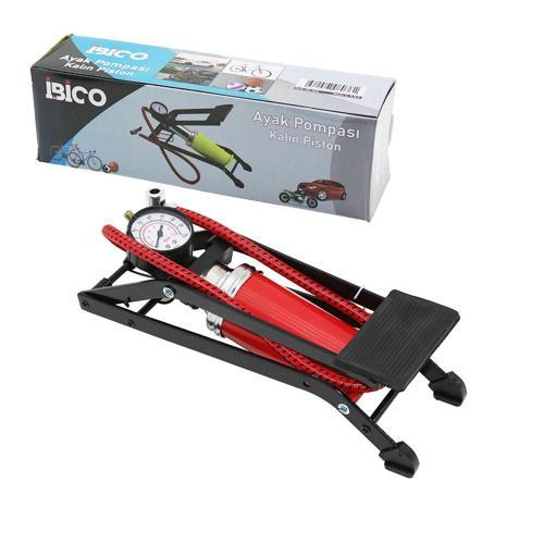 YATAY MODEL KALIN PİSTONLU AYAK POMPASI OTO-ARAÇ - BİSİKLET-MOTOR LASTİK - TOP - ŞİŞME YATAK-HAVUZ (