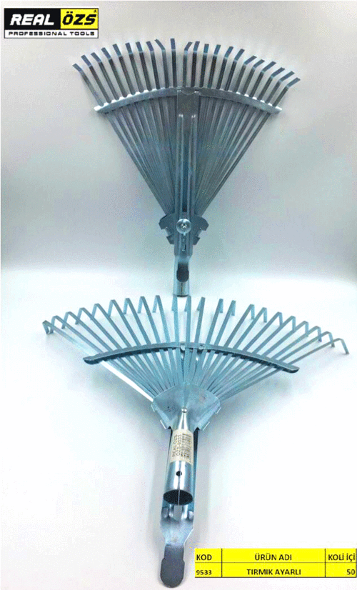 AYARLI 22 DİŞLİ METAL TIRMIK (5365)