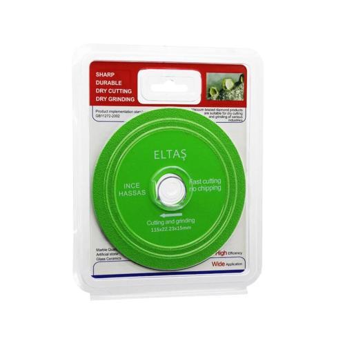 CAM KESME  YEŞİL HASSAS KESİCİ DİSK - TAŞLAMA  115X22X23X15MM (5365)