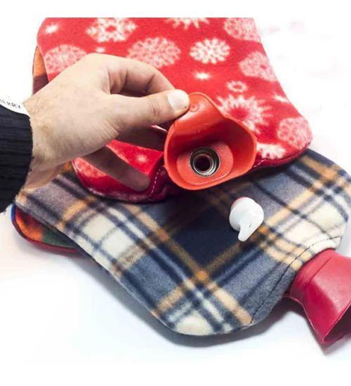 Sıcak Su Torbası 2 Litre Polar Kılıflı Termofor (5365)