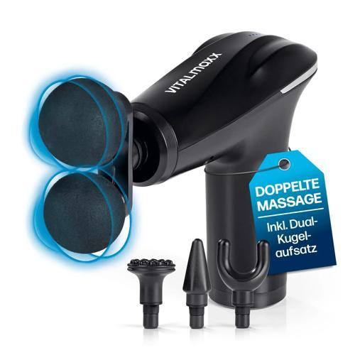 Akıllı Çipli Titreşimli Masaj Tabancası – 6 Hız Ayarlı, 4 Başlıklı, 3200 RPM Güçlü Motor, Sessiz Taş