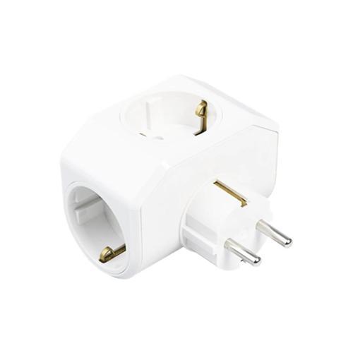 BEYAZ YONCA PLUS 3LÜ TOPRAKLI PRİZ FİŞ 03-ZM (5365)