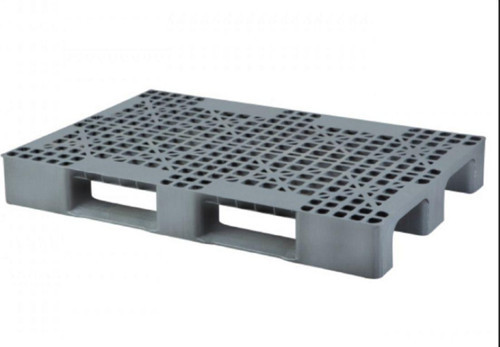 80 X 120 X 15 Cm Plastik Palet (Euro) Gri Delikli
