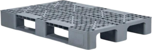 Plastik 80X120X15 Cm 8,5 Kg Hijyenik (Euro ) Yük Taşıma I Delikli Model Üzeri Delikli Gri