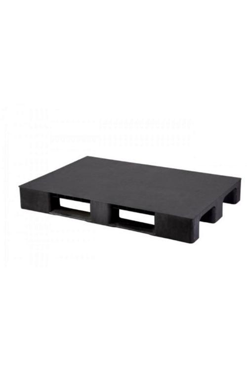 80 X 120 X 15 Cm Plastik Palet Siyah Üzeri Kapalı