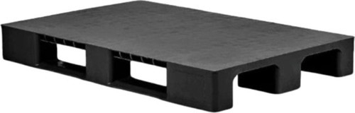 Plastik 80X120X15 Cm 9,5 Kg Hijyenik (Euro ) Yük Taşıma I Düz Desen Üzeri Kapalı Siyah