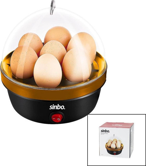ELEKTRİKLİ YUMURTA PİŞİRME MAKİNESİ 7 YUMURTA=NORMAL - RAFADAN - KATI 350W SEB-5806 (5365)