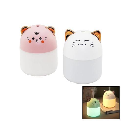 HAVA NEMLENDİRİCİ- BUHAR MAKİNE- KOKU GİDERİCİ USB ŞARJLI- IŞIKLI250ML (5365)