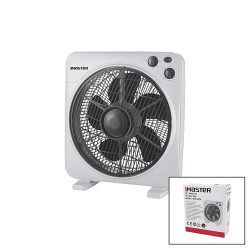 10 İNÇ  KUTU FAN  VANTİLATÖR  3 KADEME HIZ   6 PLASTİK KANAT 38W  60DK.ZAMAN AYARLI MTR-F610 (5365)